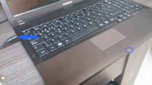 cambio conector portatil laptop dc jack teclado samsung r540-29